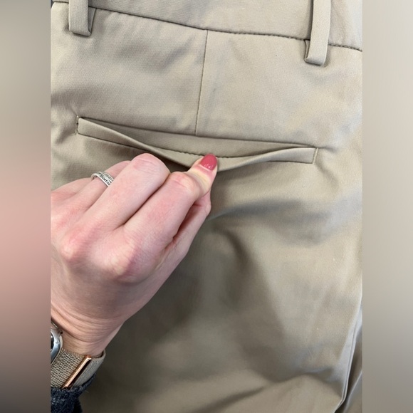 Theory Zaine Neoteric Slim Fit Pant Trousers Tan Khaki Size 29 32 inseam - Picture 10 of 15